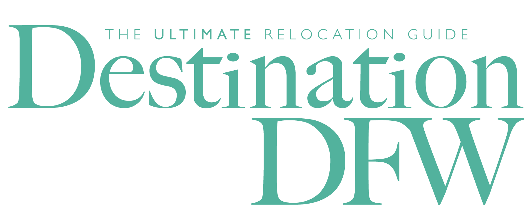 DestinationDFW Relocation Guide Logo WHITE